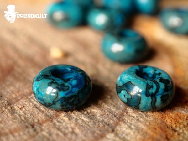 sodalith dread pearls, Dreadschmuck, dreadperlen, schmuck für dreadlocks, dreadlock schmuck, dreadperle,Handgefertigte Unikate , Fairy, Elfe, Mittelalterschmuck, Middleage, Fantasy, Bohemian, Cosplay, Gypsy, Hippie, Festival, gothic schmuck, dread